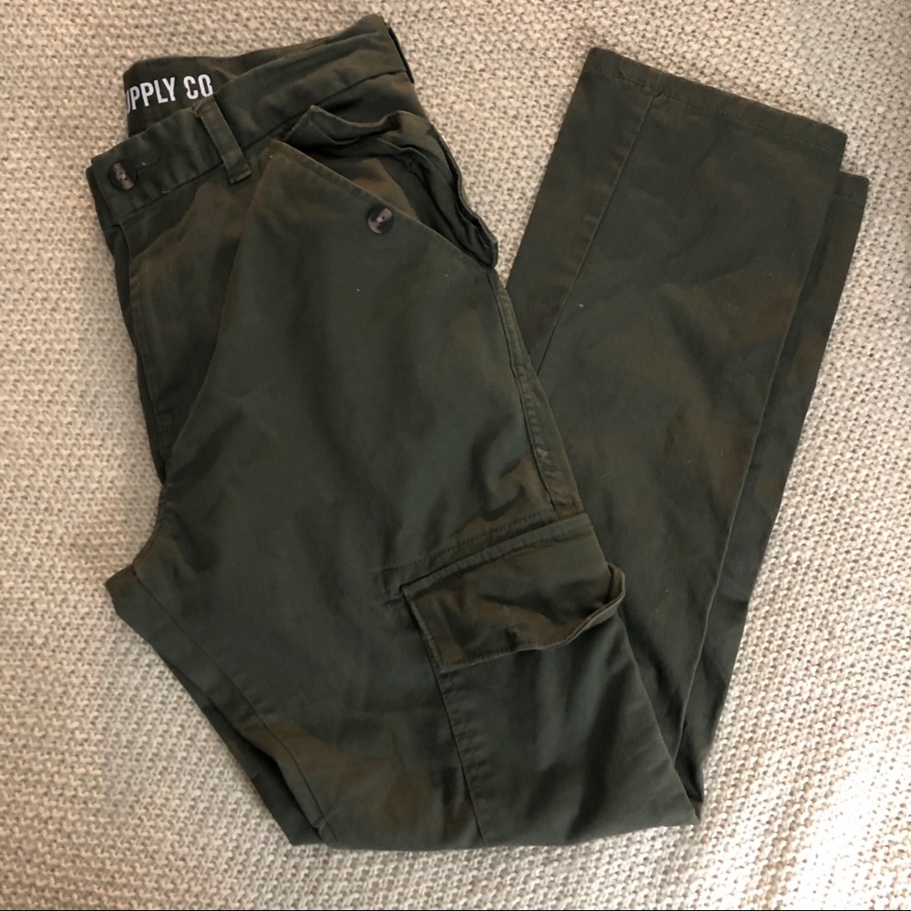 Mossimo Supply Co Olive Cargo Pants